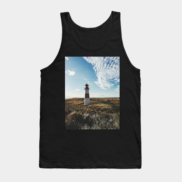 Lighthouse by the Sea Tank Top by visualspectrum